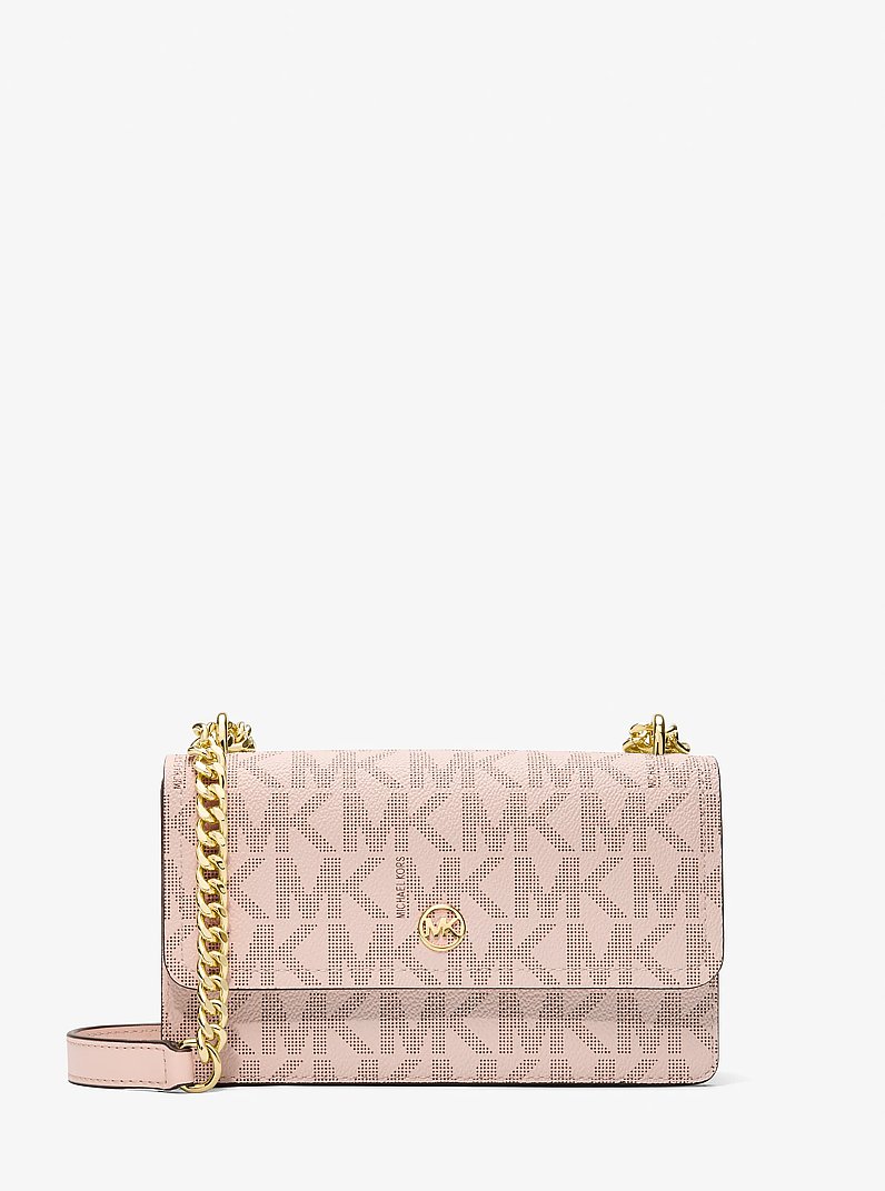 Schultertasche Abbott Small mit Signature-Logomuster in BALLETT | Michael Kors