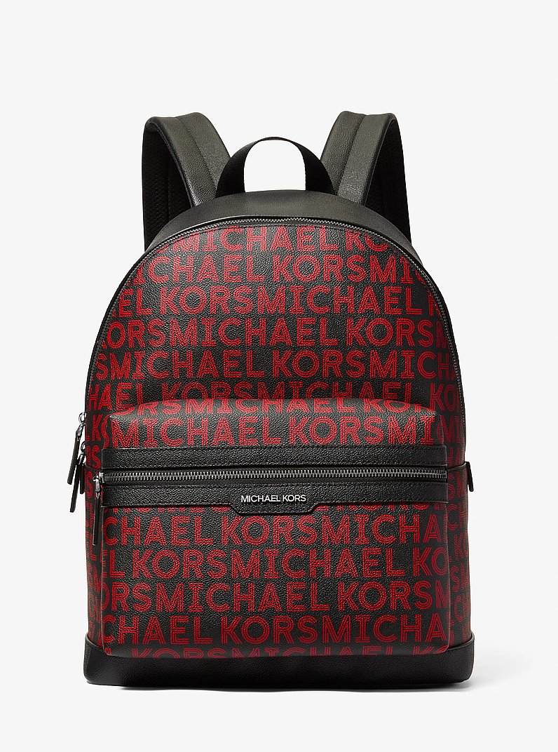 Cooper Medium Graphic Logo Backpack in BRIGHT RED - Sale | Michael