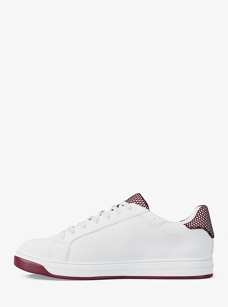 Keating Leather Sneaker in MULBERRY | Michael Kors
