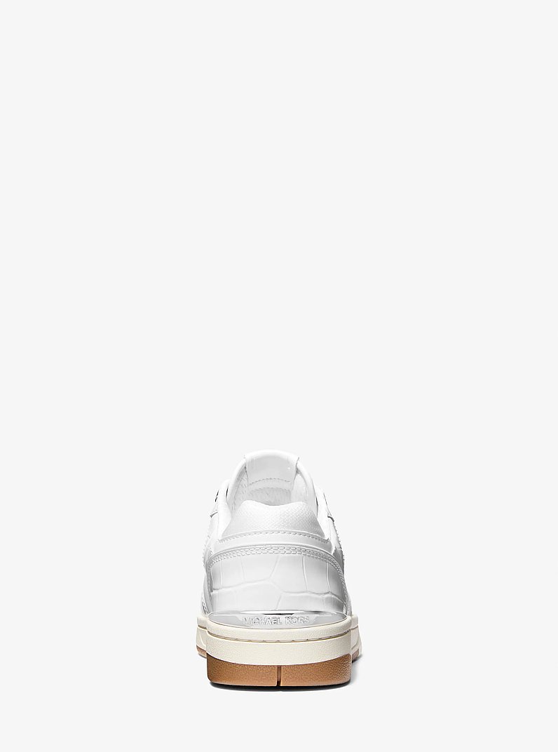 Espadrille Rebel en cuir in BLANC OPTIQUE | Michael Kors