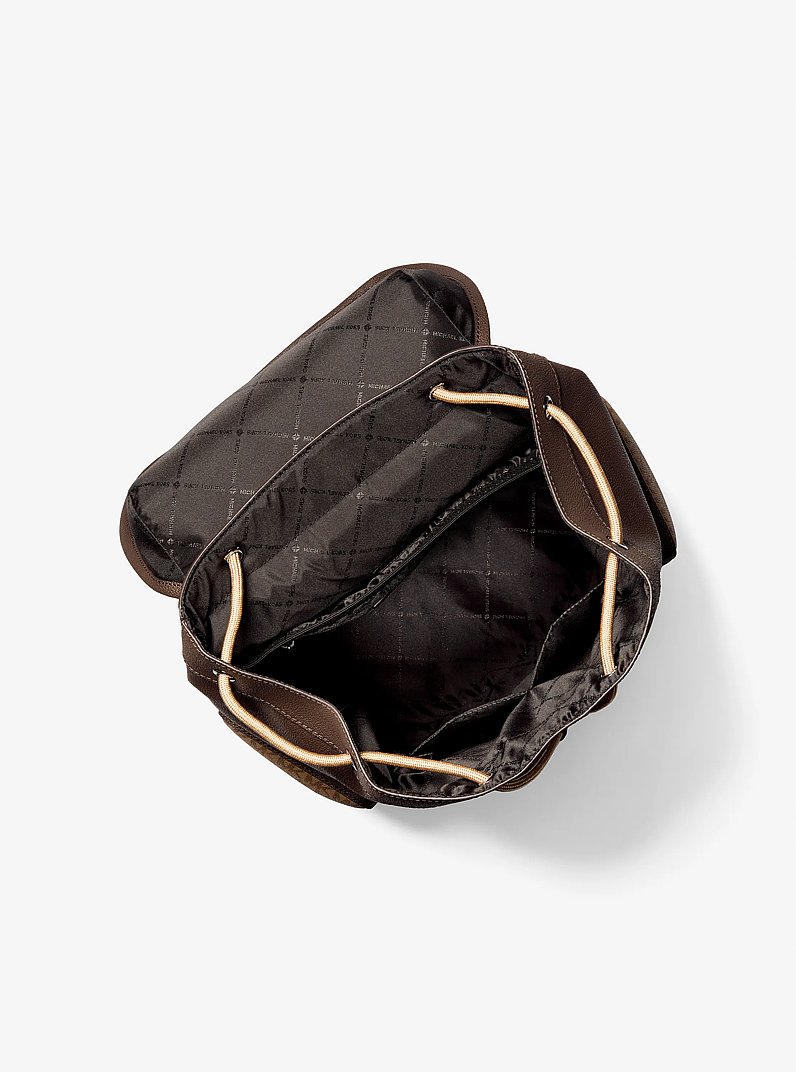 Hudson Signature Logo Backpack in HUSK | Michael Kors