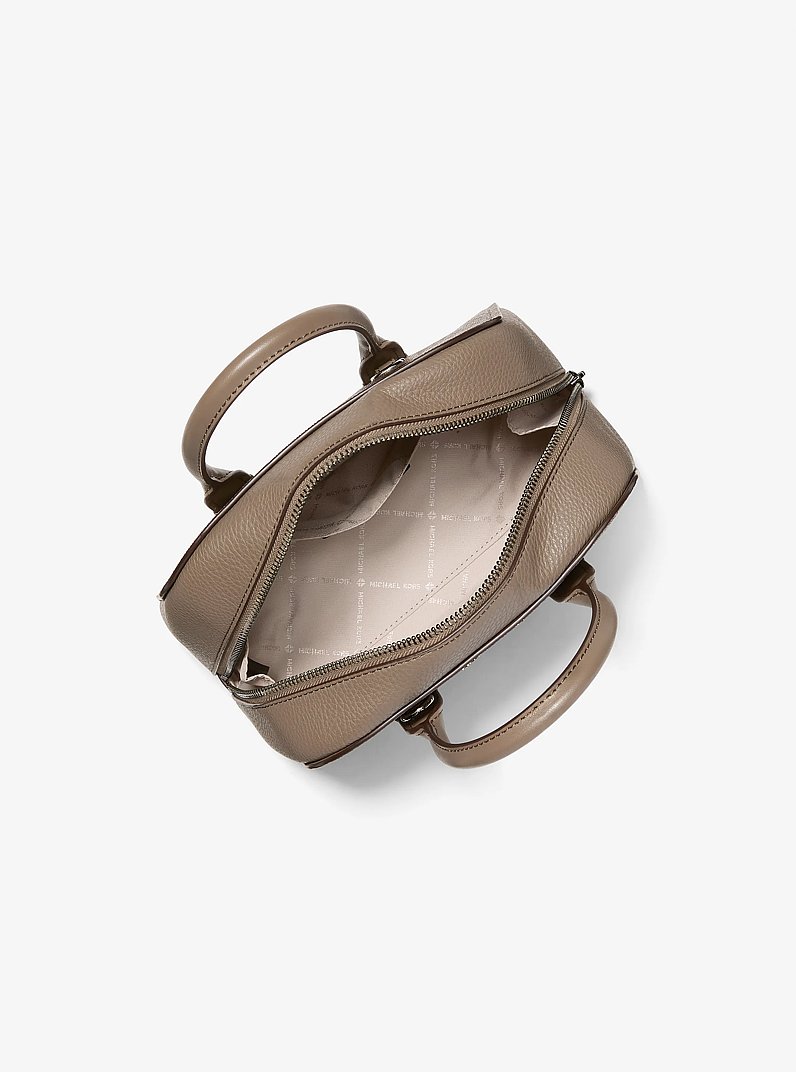 Ashton Small Signature Logo Messenger Bag in MUSHROOM | Michael Kors
