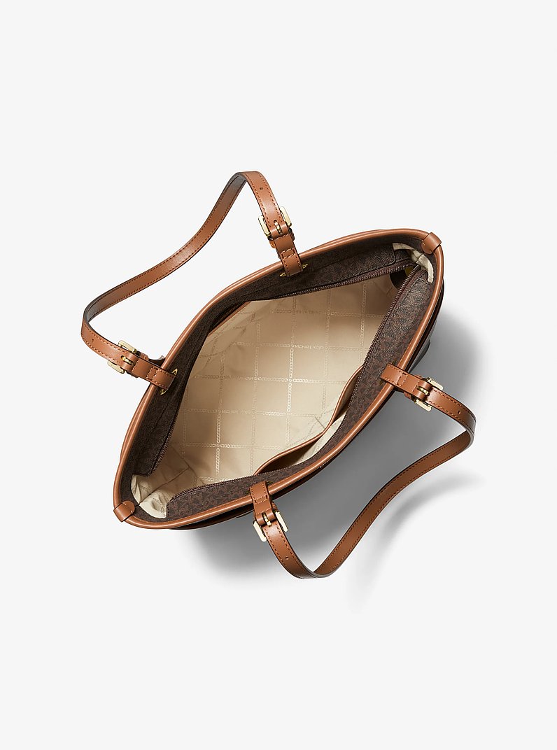 Shopper Winston Medium mit Signature-Logomuster und Tasche in BRN/EICHELBR | Michael Kors