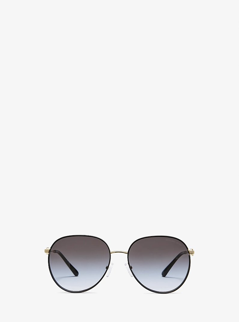 Empire Aviator Sunglasses in BLACK | Michael Kors