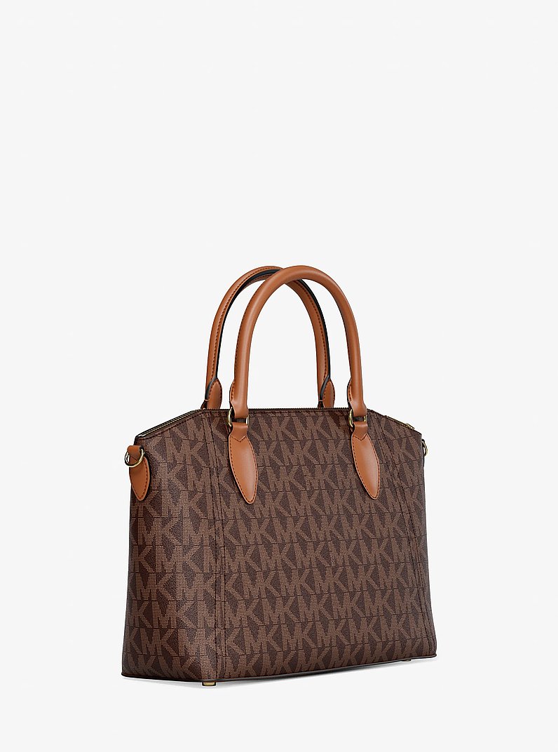 Sienna Medium SIgnature Logo Satchel