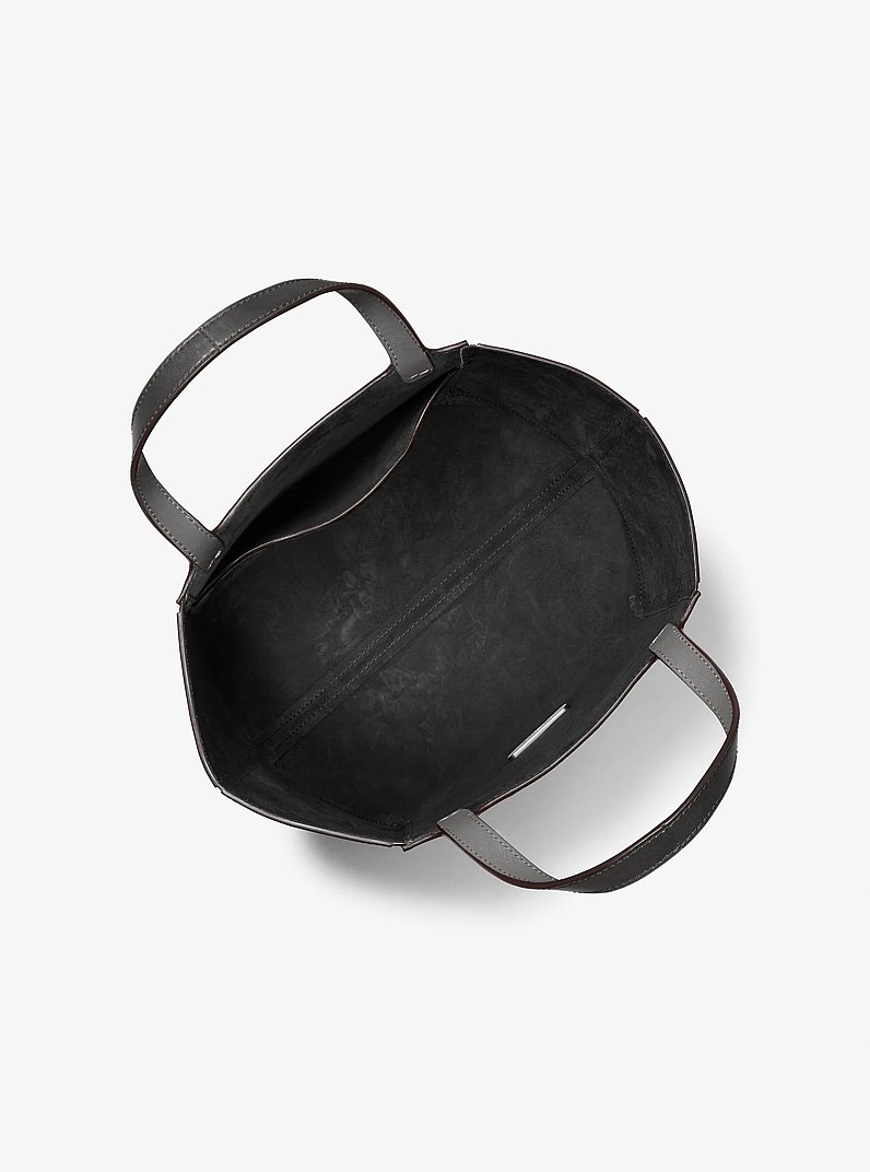 Borsa Tote Jordi media in pelle brunita in TEMPESTA | Michael Kors