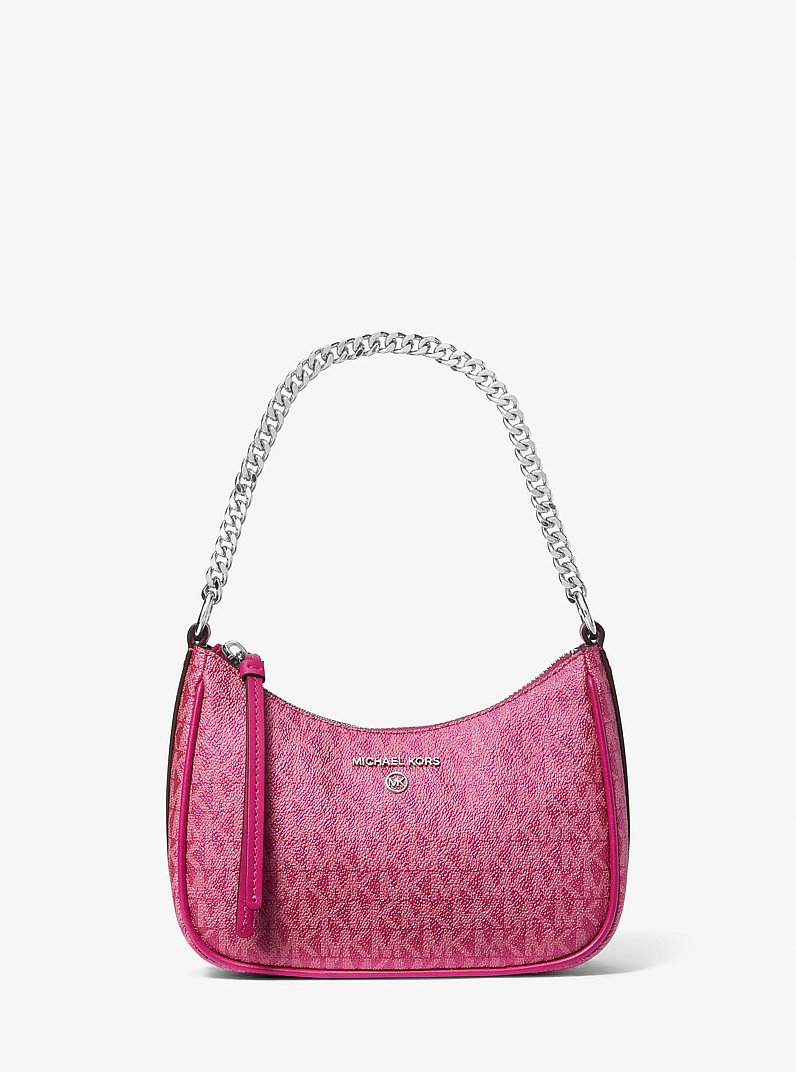 Jet Set Charm Small Signature Logo Pochette
