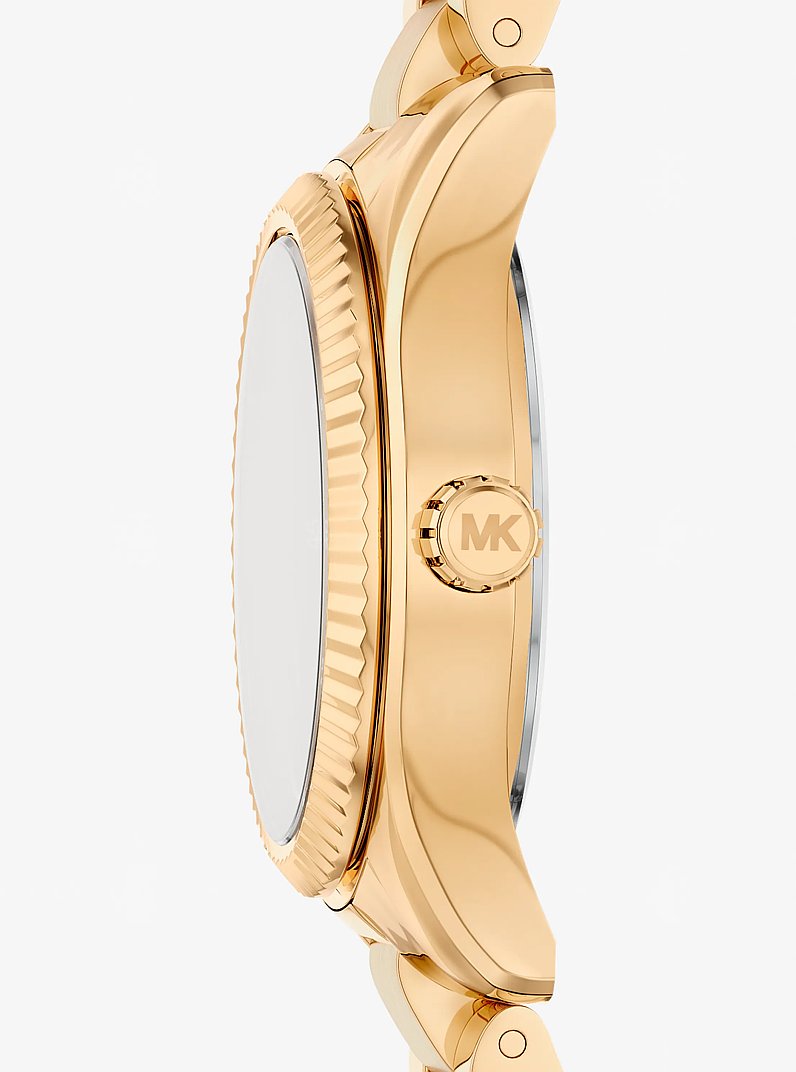Orologio Lexington Petite tonalit&agrave; oro con pav&eacute; in ORO | Michael Kors