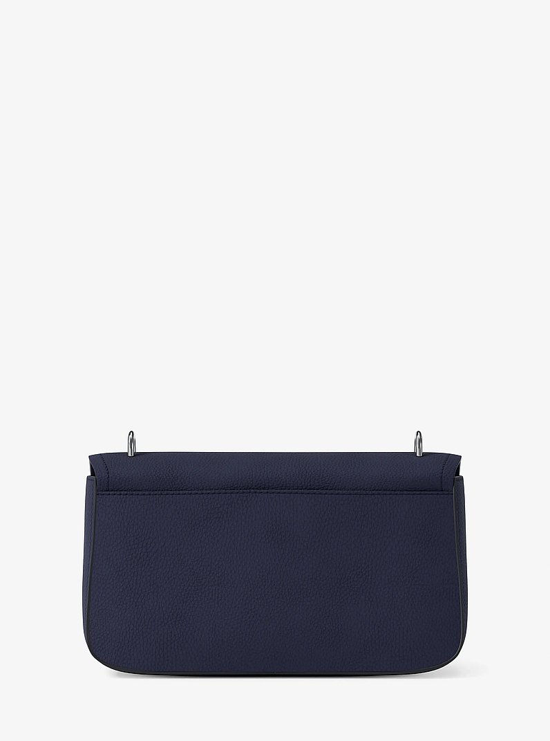 Borsa a spalla Tribeca grande in pelle martellata in ABITO BLUES | Michael Kors