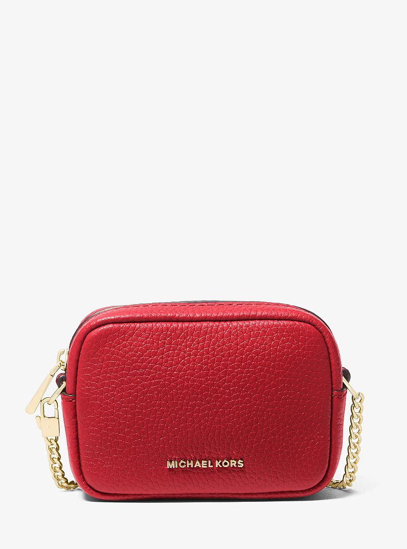 Breloque pour sac Bryant en cuir in CRAMOISI | Michael Kors