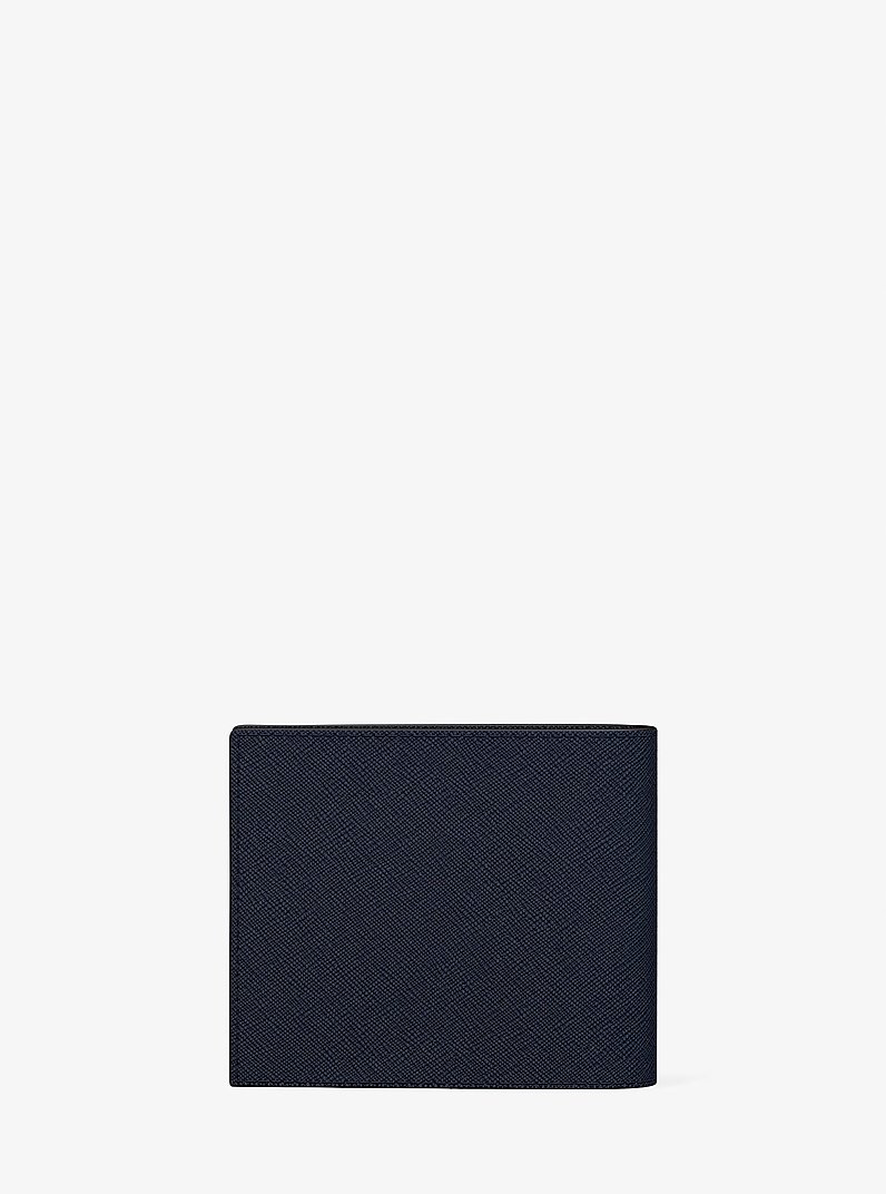 Billetera Cooper de piel saffiano con solapa para documento de identificaci&oacute;n in AZUL MARINO | Michael Kors