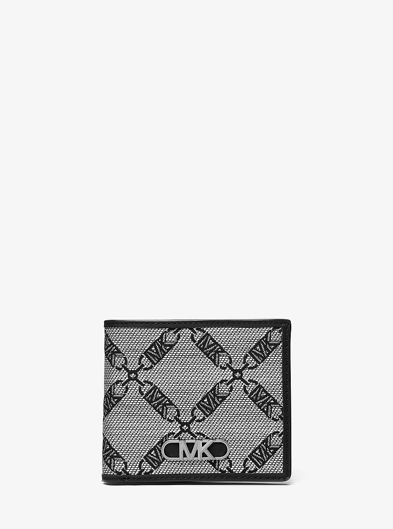 Brieftasche Bryant aus Jacquard mit Empire-Logomuster