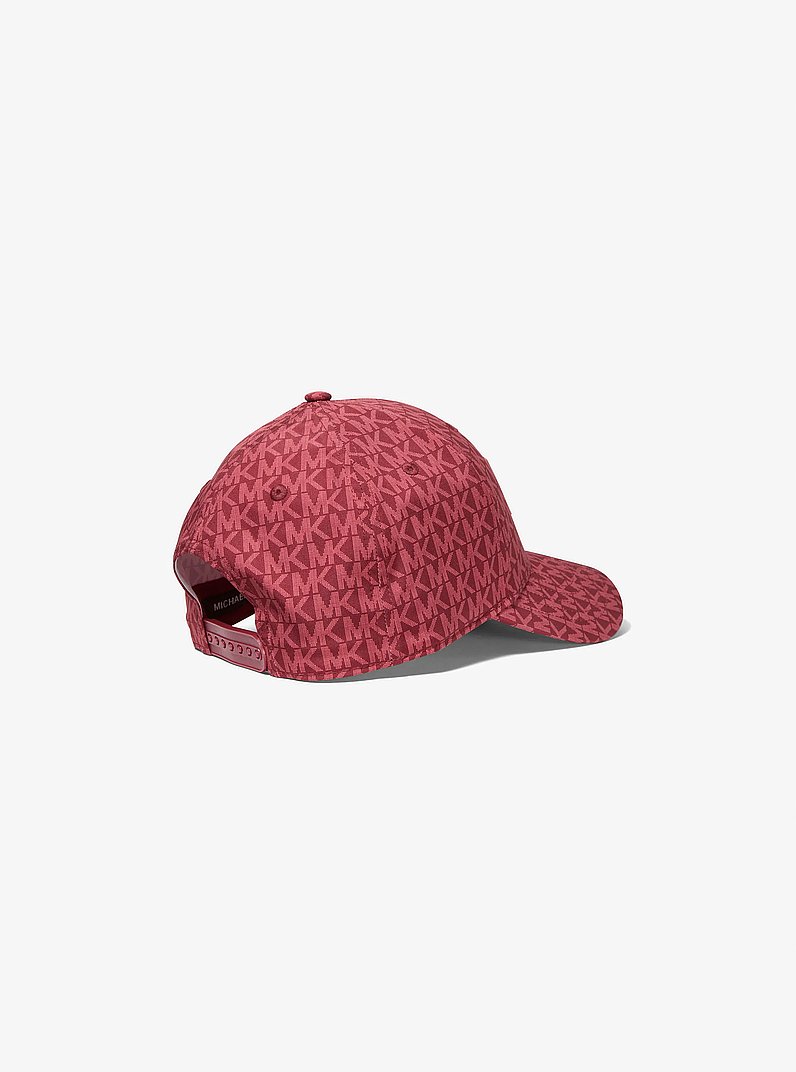 Signature Logo Baseball Hat in CHERRY - Sale | Michael Kors [US] display picture 2