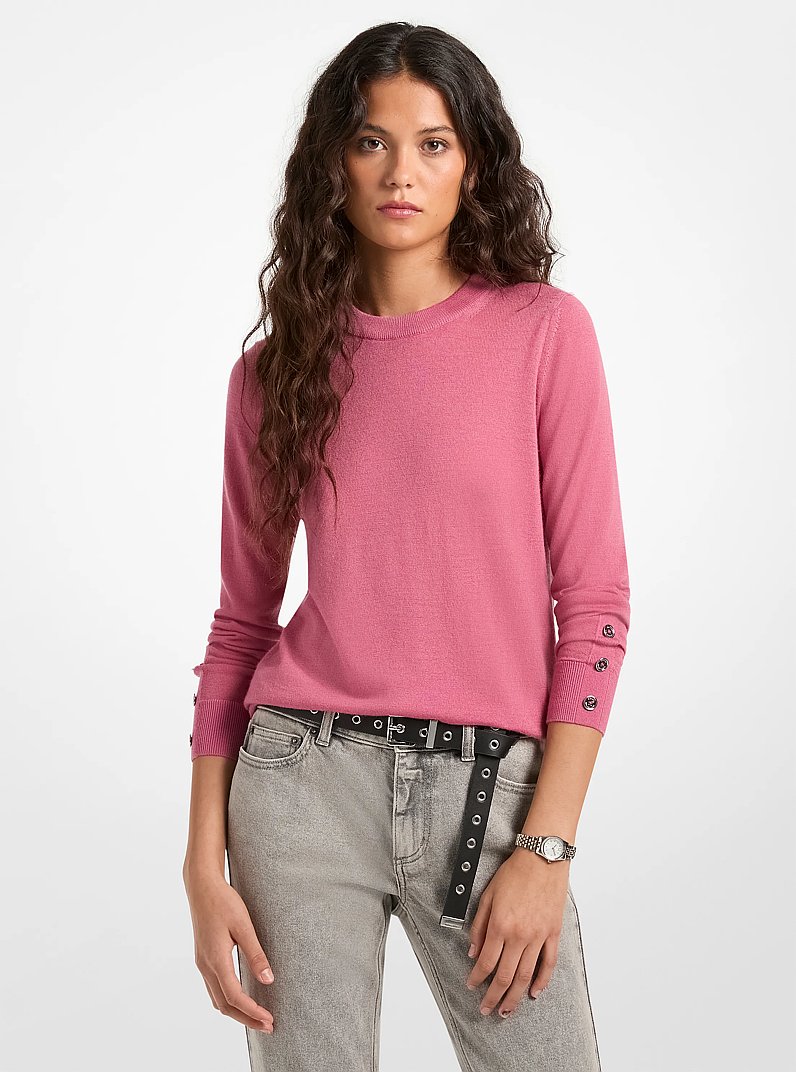 Wool Sweater in ROSEWOOD | Michael Kors