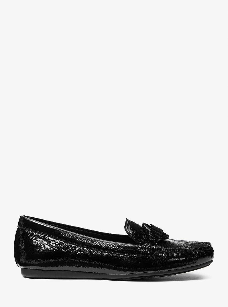 Mocas&iacute;n Fulton de charol in NEGRO | Michael Kors