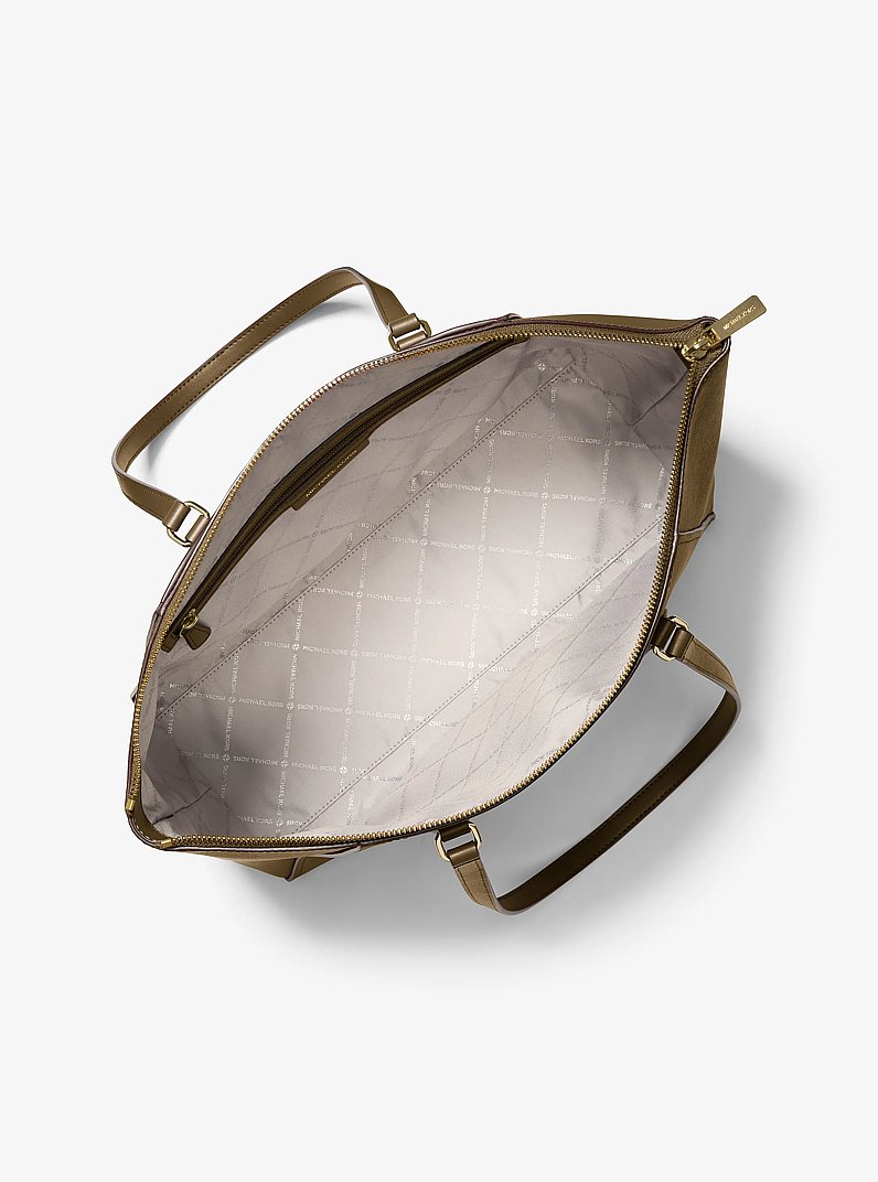 Lorita Large Saffiano Leather Tote Bag