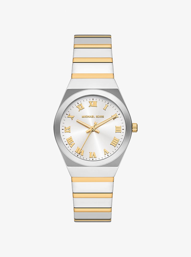 Mini Lennox Two-Tone Watch in TWO TONE | Michael Kors
