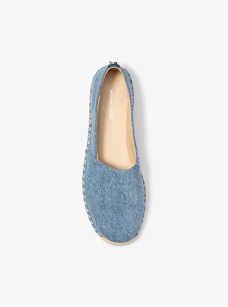 Kenzie Denim Espadrille in NEW HRZN WSH | Michael Kors