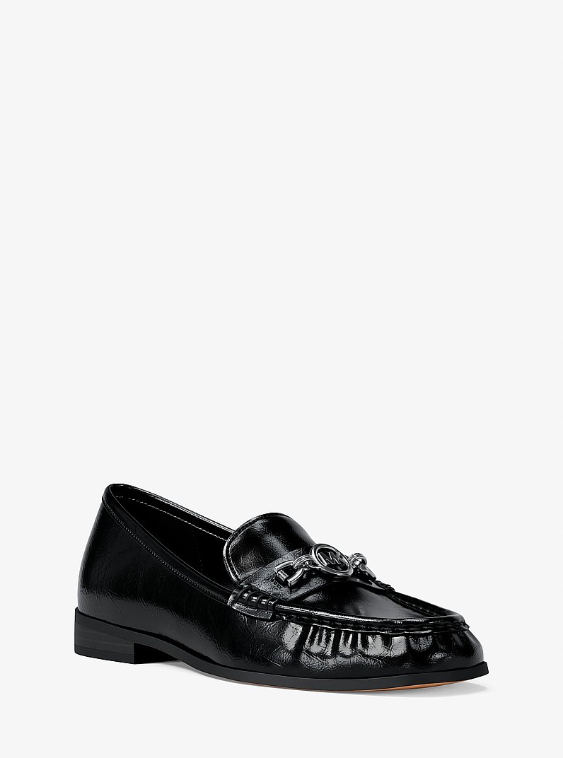 Kacey Patent Loafer in BLACK | Michael Kors