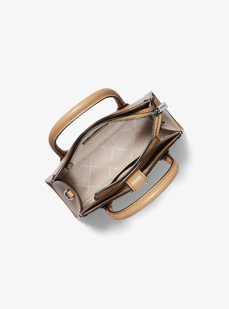 Bolso satchel Gabby peque&ntilde;o in CAMEL | Michael Kors