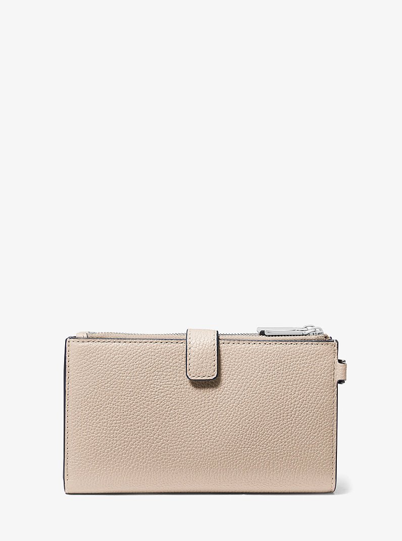 Portefeuille Adele en cuir pour smartphone in SABLE CLAIR | Michael Kors