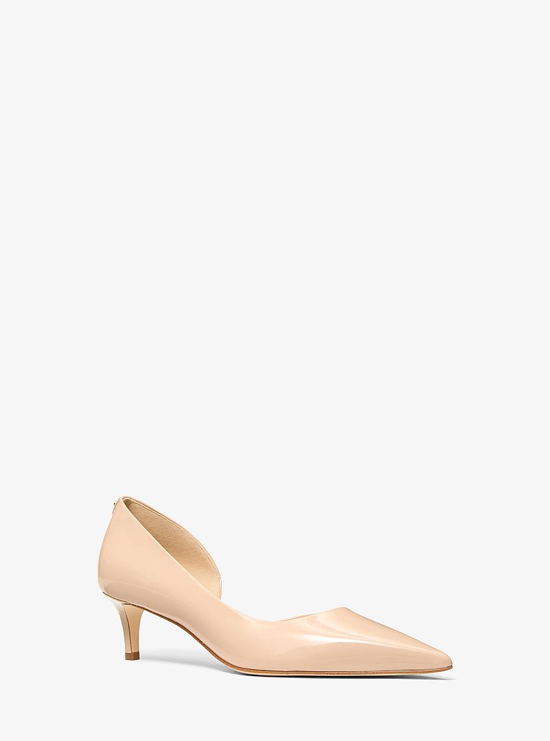 Elyse Patent Leather Pump in LIGHT BLUSH | Michael Kors