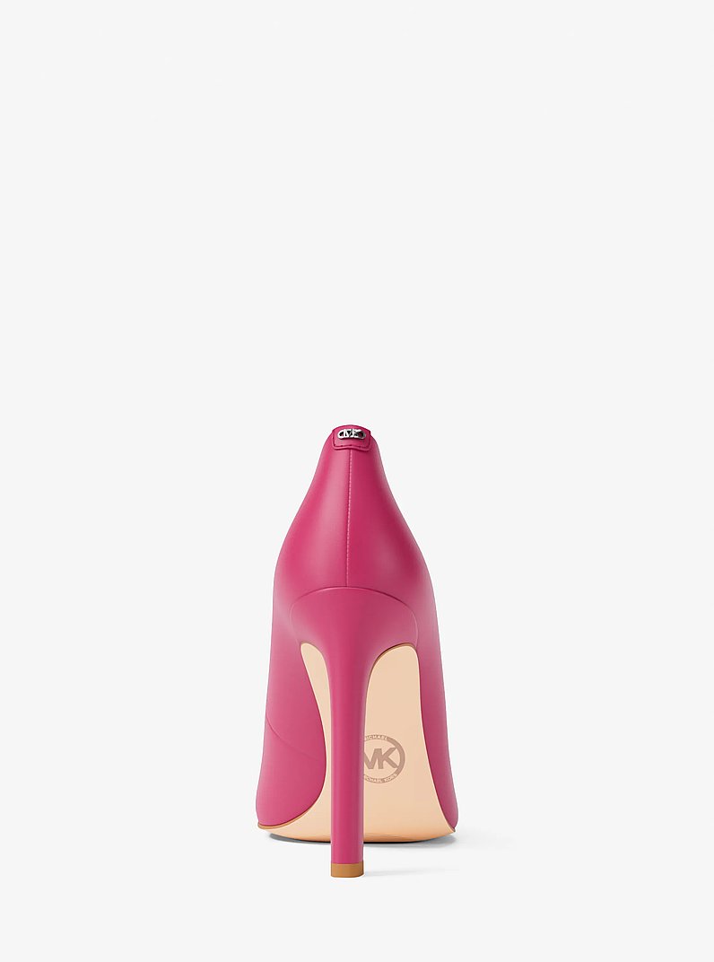 Amara Leather Pump in RASPBERRY | Michael Kors