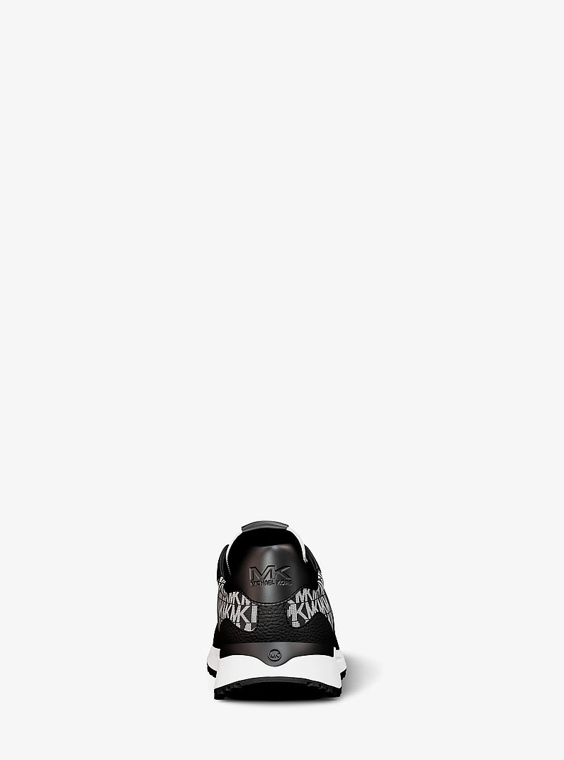 Dax Ombr&eacute; Signature Logo Trainer in BLACK | Michael Kors