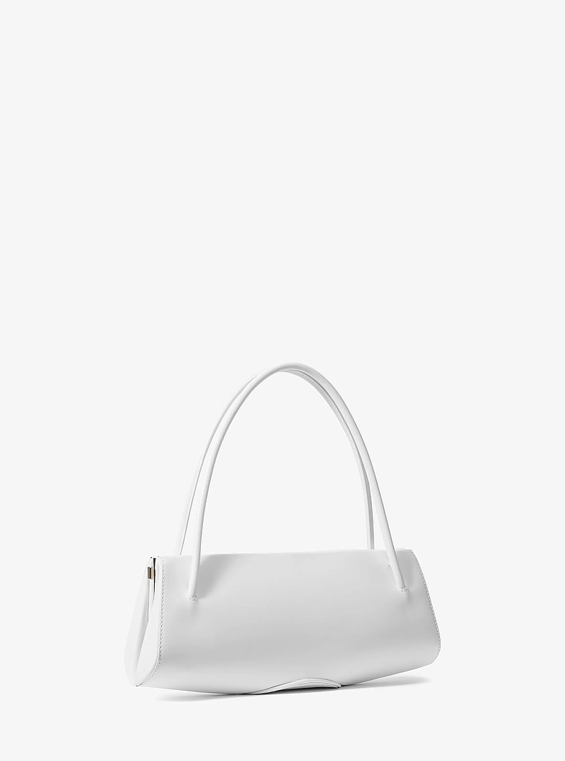 Anna　ホワイト Anna Slim Leather Frame Bag in OPTIC WHITE | Michael Kors [US]
