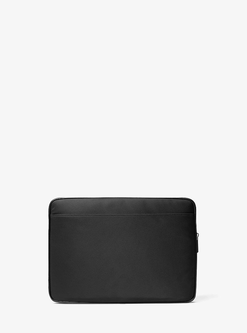 Jet Set Travel Nylon Laptop Case in BLACK | Michael Kors