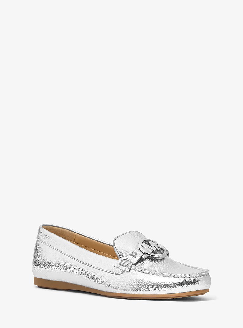 Fulton Metallic Moccasin in SILVER | Michael Kors