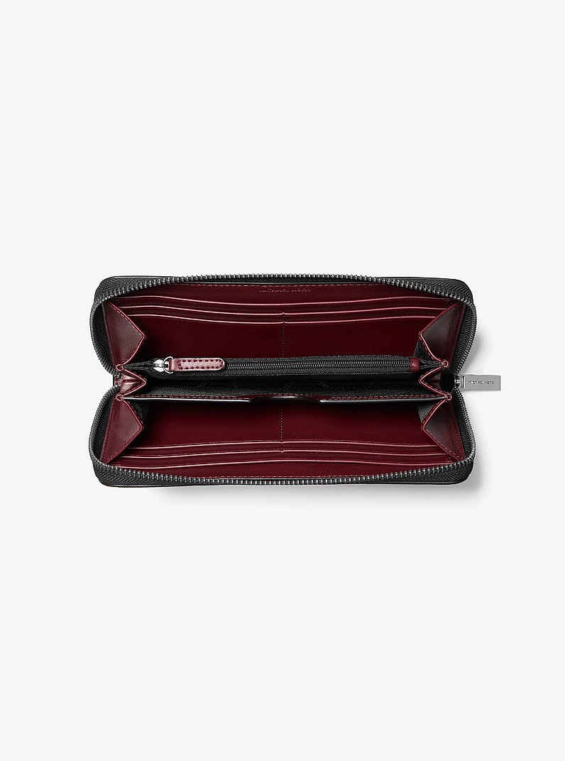 Rivington Leather Smartphone Wallet in ROUGE POURPRE | Michael Kors