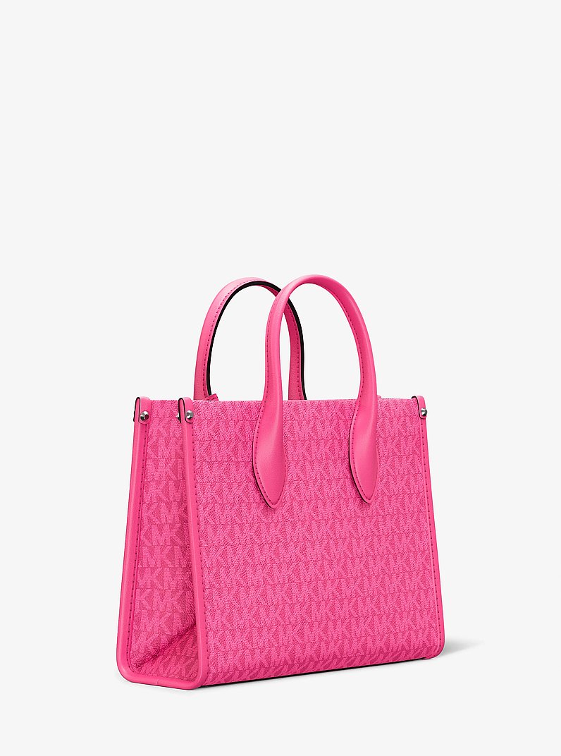 Mirella Small Signature Logo Crossbody Bag in DRAGONFRUIT | Michael Kors