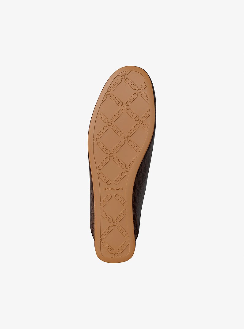 Mule Cady mit Signature-Logomuster in BRAUN | Michael Kors