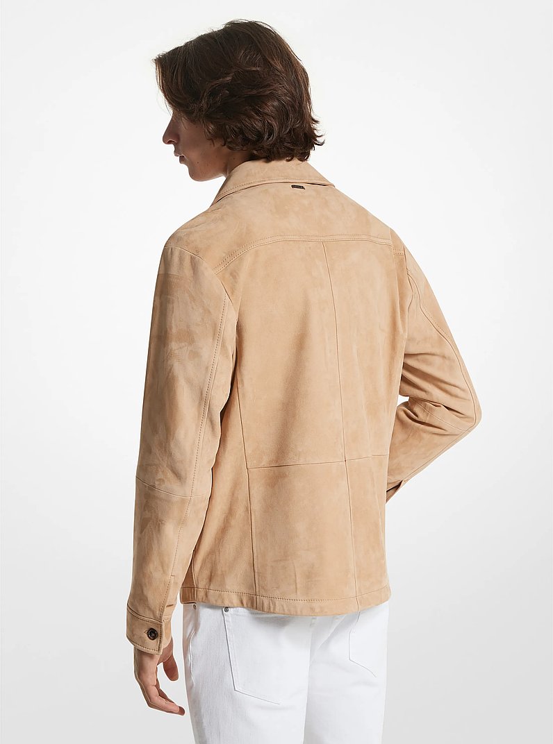 Veste chemise en daim