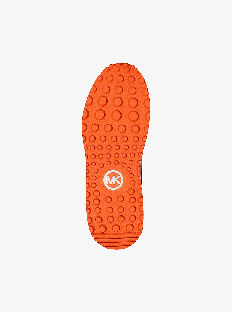 Dax Ombr&eacute; Signature Logo Trainer in RED CLAY | Michael Kors