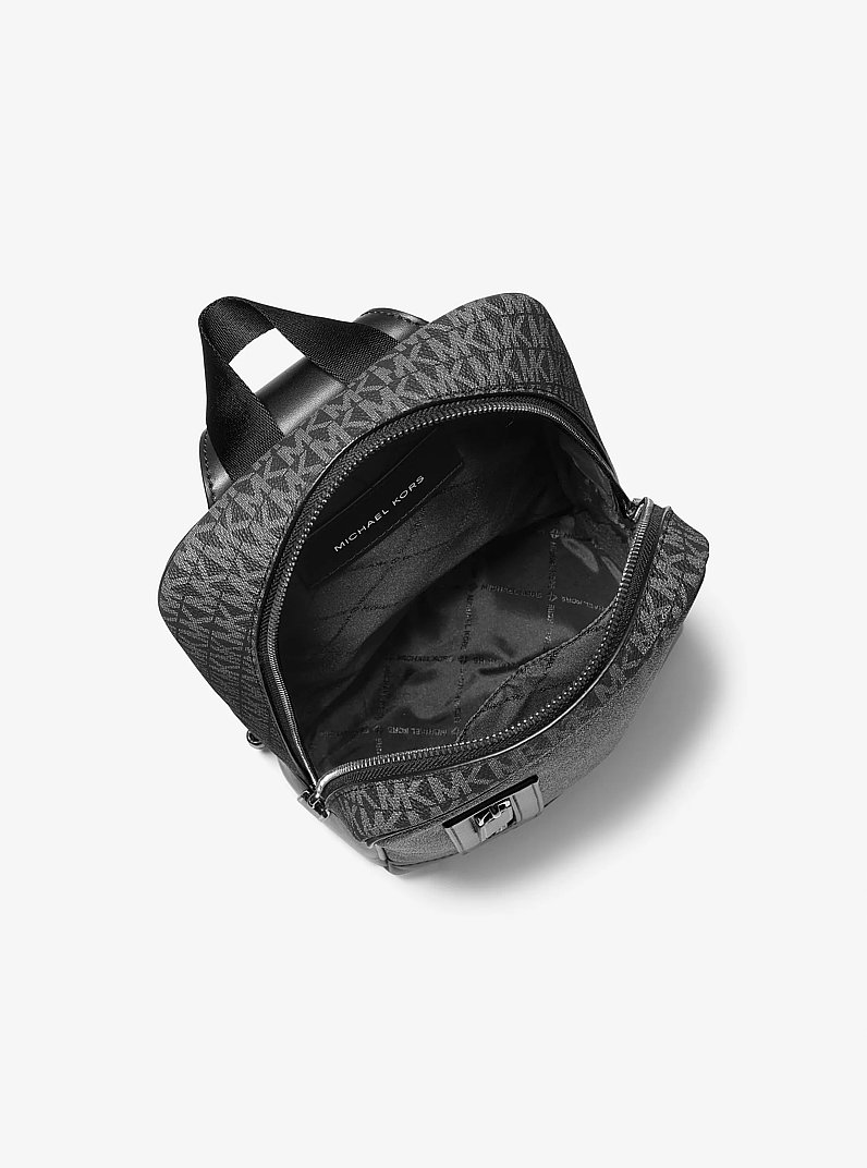 Cooper Signature Logo Sling Pack in BLACK | Michael Kors