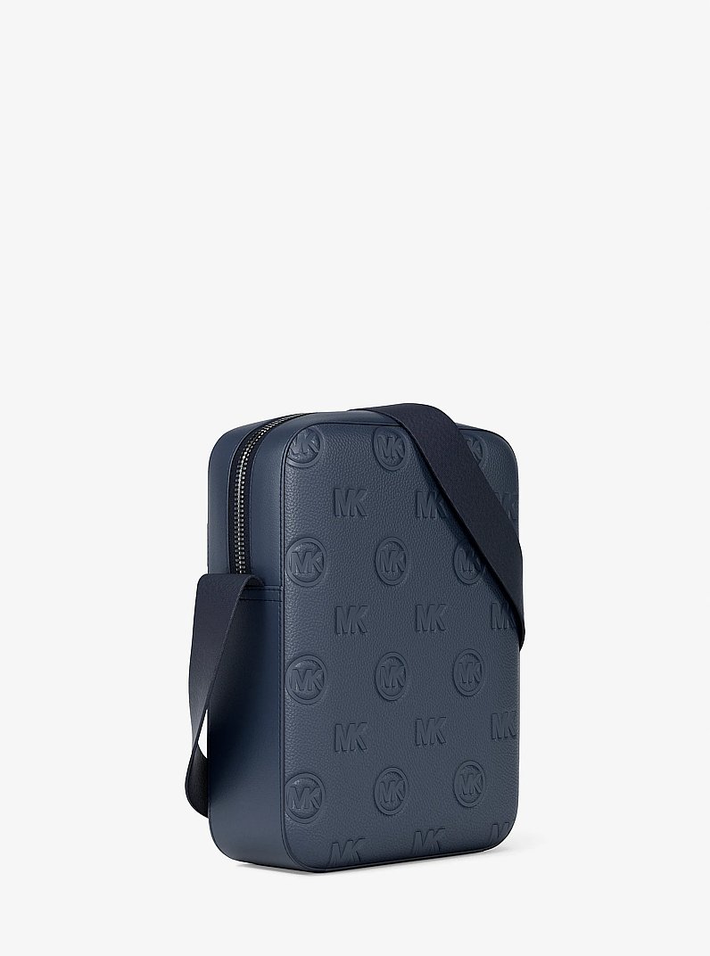 Cooper Logo Debossed Flight Bag in NAVY | Michael Kors