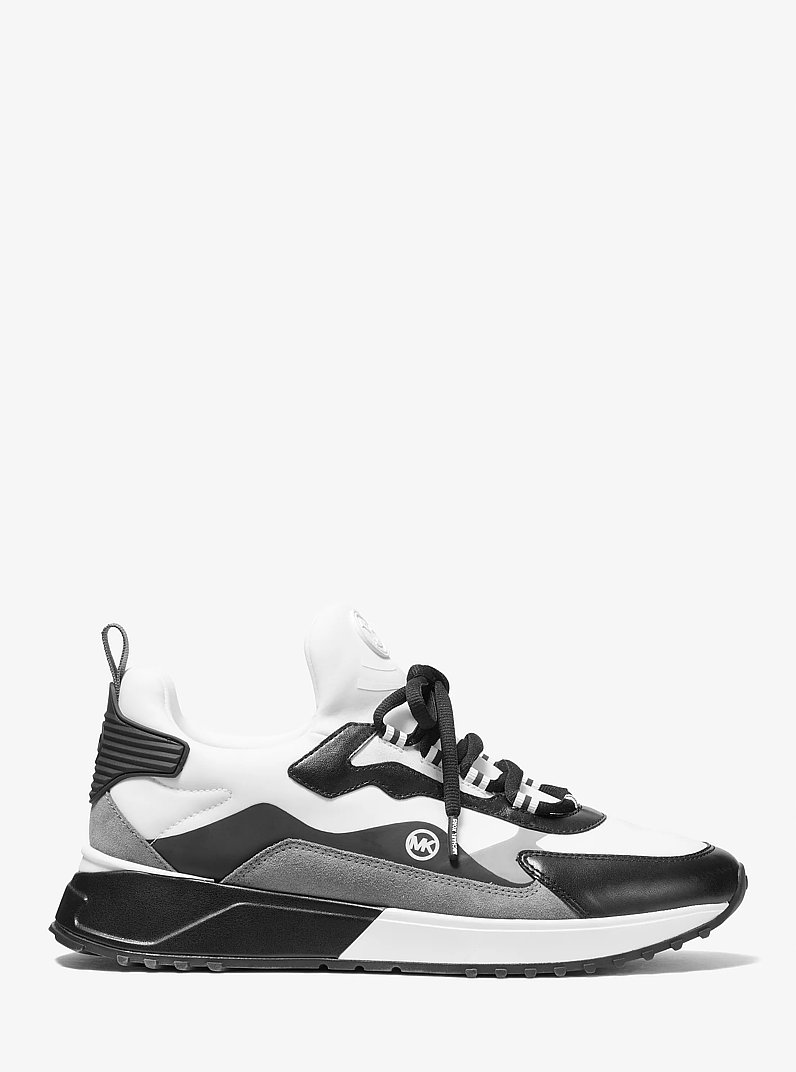 Theo Sport Scuba Trainer in WHITE/BLACK | Michael Kors