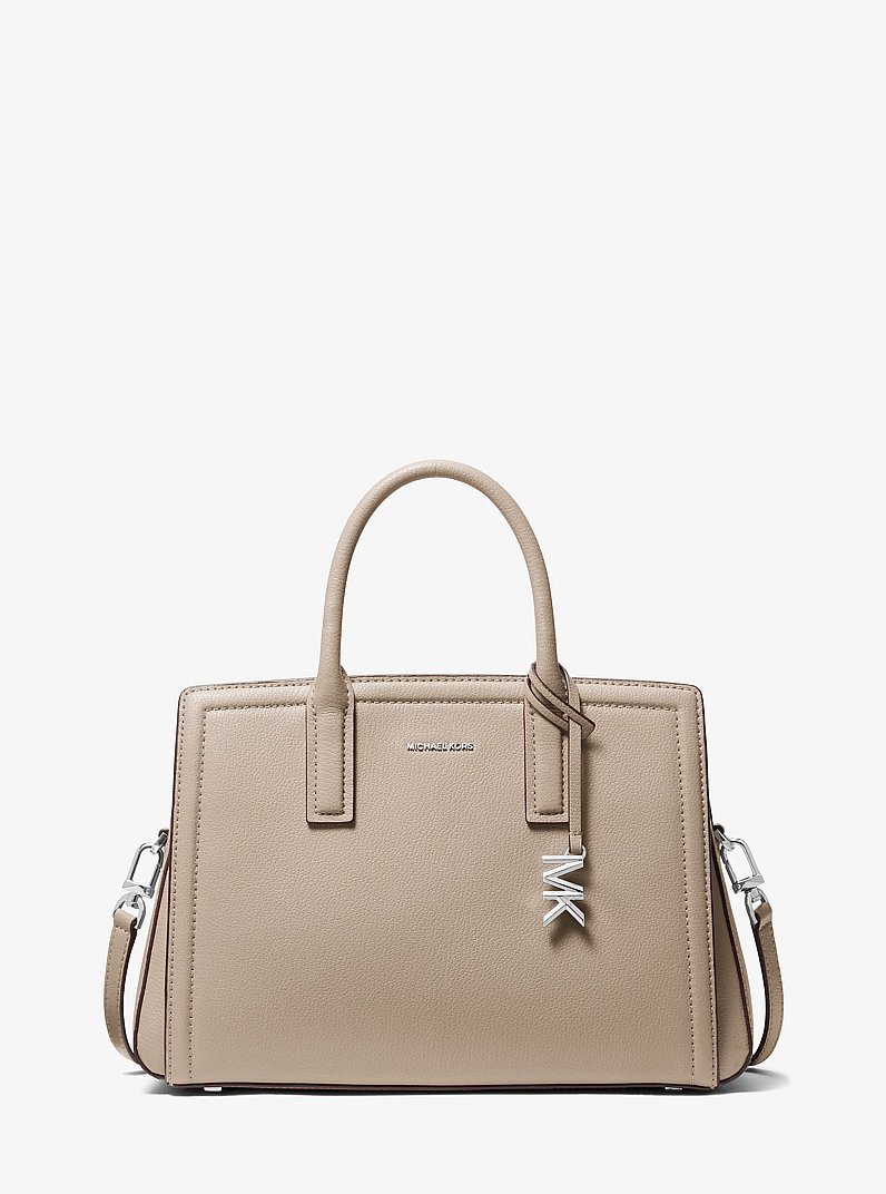 Henkeltasche Laila Medium aus Leder in HELLER SAND | Michael Kors