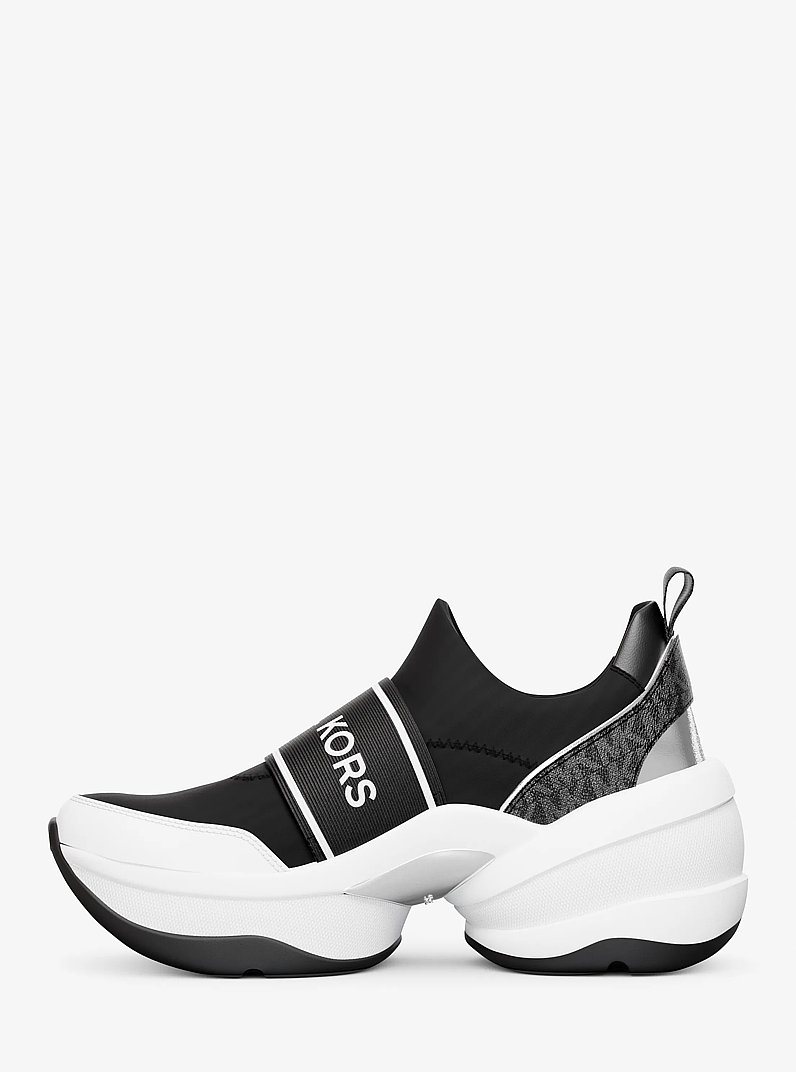 Olympia Scuba Slip-On Trainer in BLACK | Michael Kors