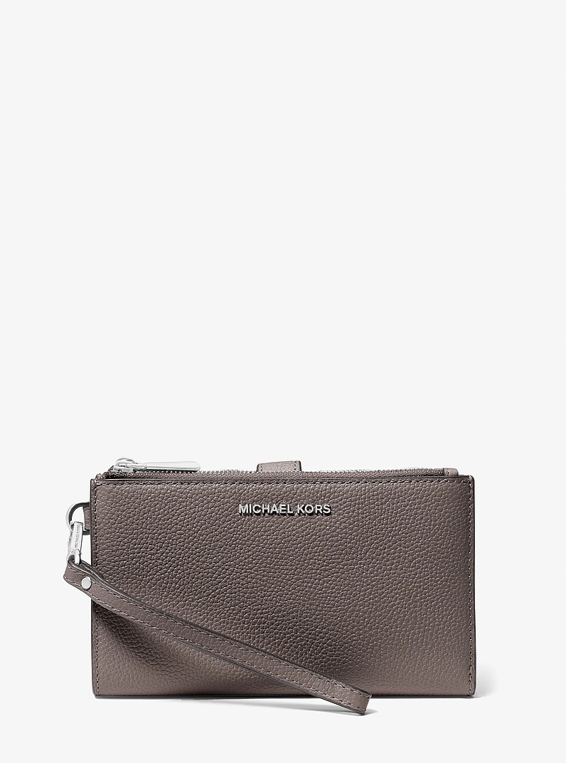 Smartphone-Brieftasche Adele aus Leder in SCHIEFER | Michael Kors