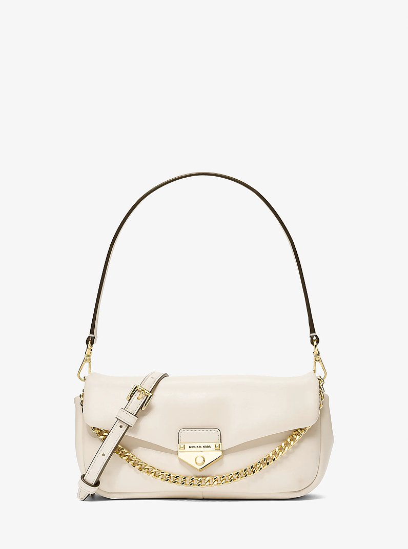 Soho Small Convertible Shoulder Bag in LT CREAM | Michael Kors