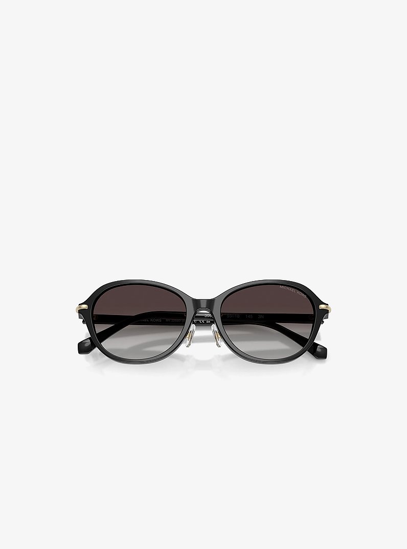 Half Moon Sunglasses in BLACK | Michael Kors