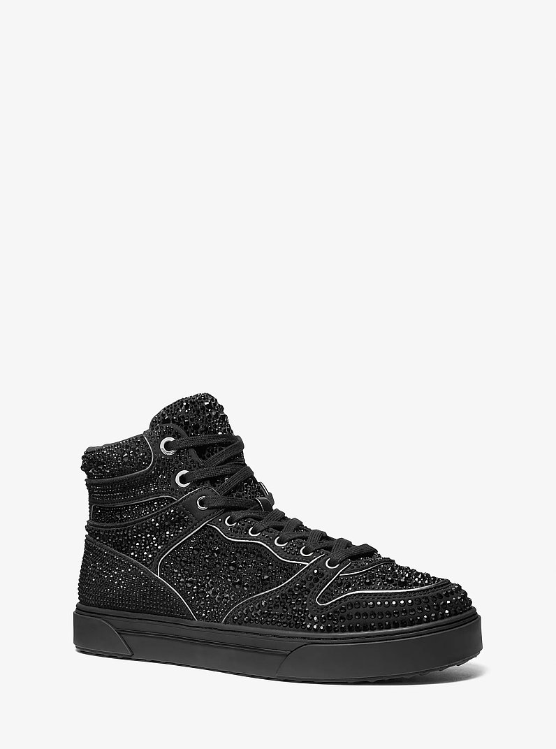Espadrille montante Barett d&eacute;cor&eacute;e en n&eacute;opr&egrave;ne