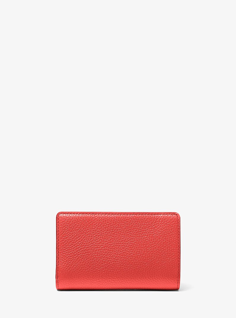 Cartera mediana de piel granulada in SIENA QUEMADO | Michael Kors