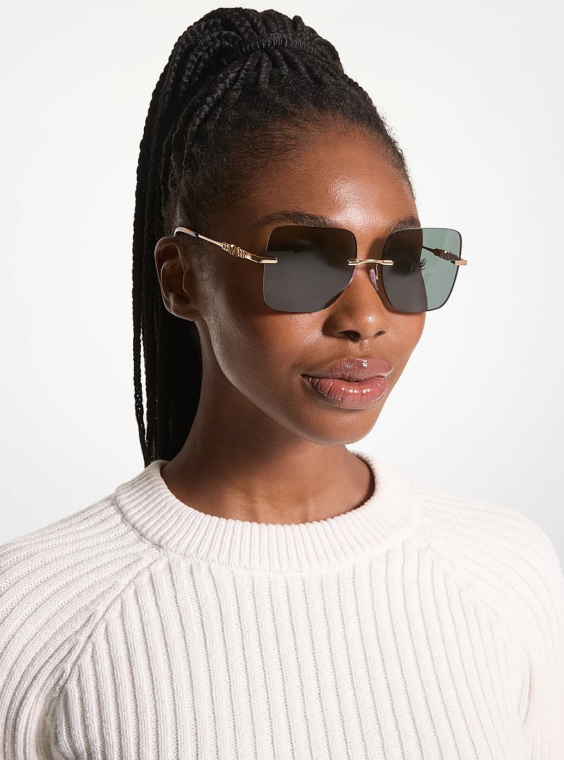 Zonnebril Quebec in GROEN | Michael Kors