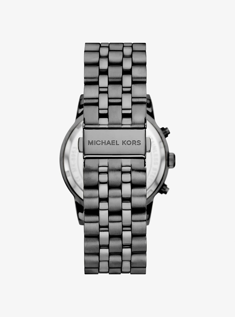 Reloj Hutton oversize en tono plomizo in PLOMIZO | Michael Kors