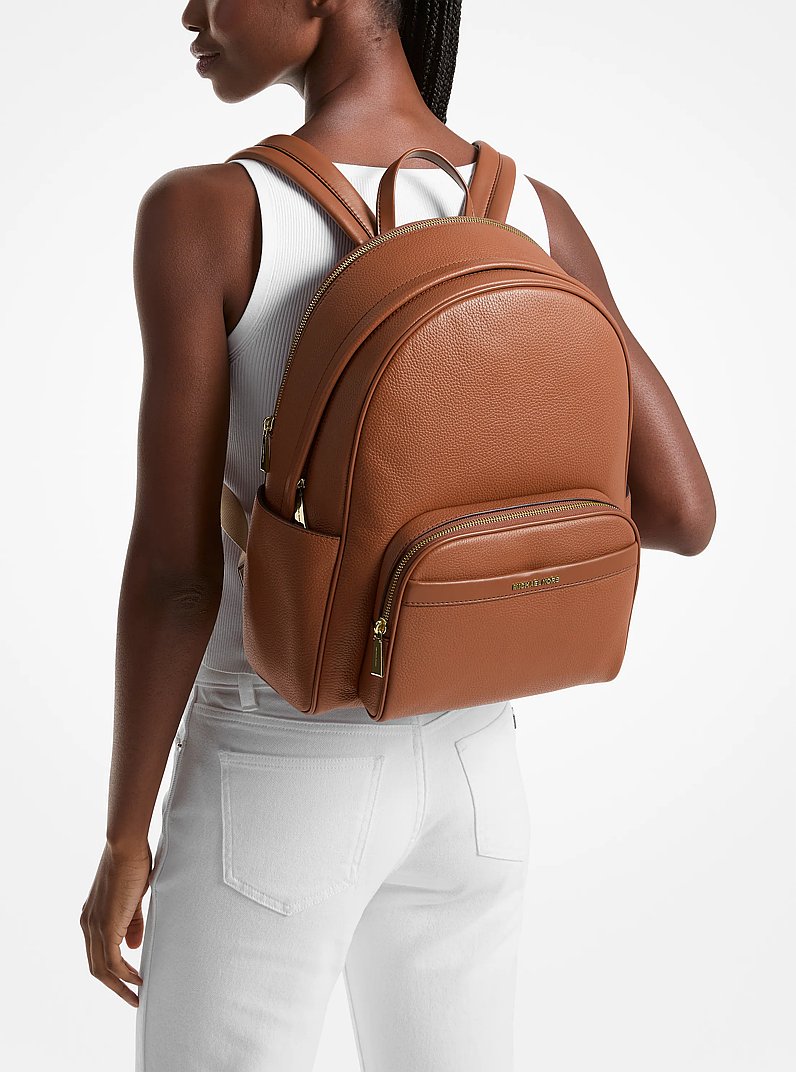 Rucksack Bex Large aus gekrispeltem Leder in LUGGAGE | Michael Kors