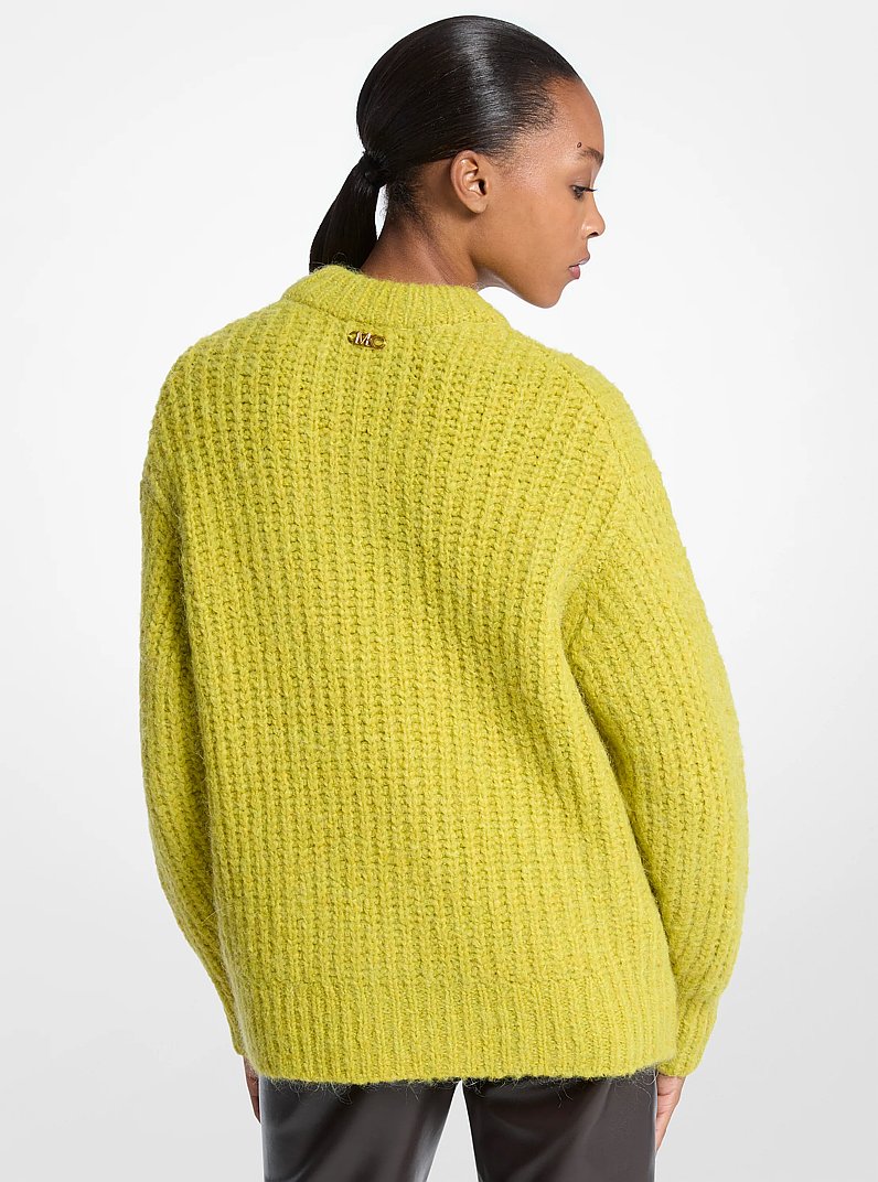 Pullover aus strukturiertem Strick in APFEL | Michael Kors